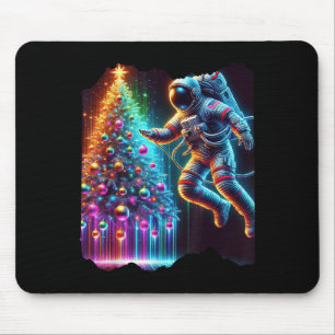 Alfombrilla De Ratón Astronauta Árbol de Navidad Navidades espaciales n