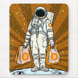 Alfombrilla De Ratón Astronauta BITCOIN-HODL-Crypto