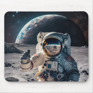 Alfombrilla De Ratón Astronauta de la luna