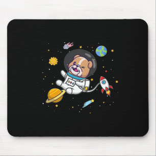 Alfombrilla De Ratón Astronauta del bulldog