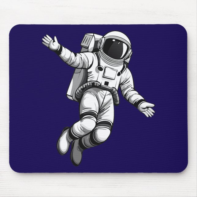 Alfombrilla De Ratón Astronauta en el espacio (Frente)