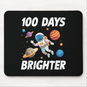 Alfombrilla De Ratón Astronauta espacial 100 días más brillante
