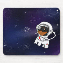 Astronauta mínimo del Pin en el espacio Mousepad
