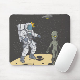 Alfombrilla De Ratón Astronauta y extranjera