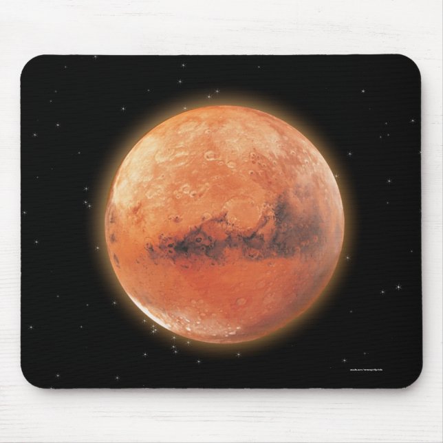 Alfombrilla De Ratón Astronomía Imagen Planetaria de Mars (Frente)