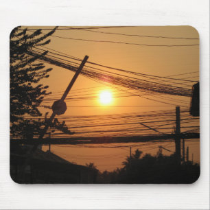Alfombrilla De Ratón Atardecer con cable... Krung Thep, Tailandia