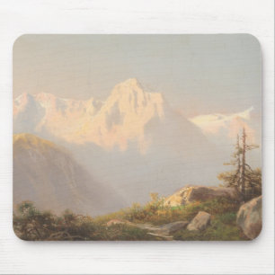 Alfombrilla De Ratón Atardecer en las montañas - Carl Lafite