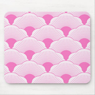 Alfombrilla De Ratón Atardecer, rosa tonal, textura de hormigón