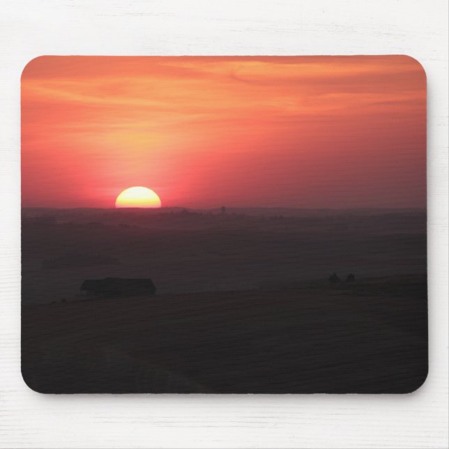Alfombrilla De Ratón Atardecer sobre el Palouse (Frente)