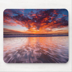 Alfombrilla De Ratón Atardecer Sobre Las Islas Del Canal