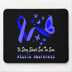 Alfombrilla De Ratón Ataxia Awareness Butfly Support