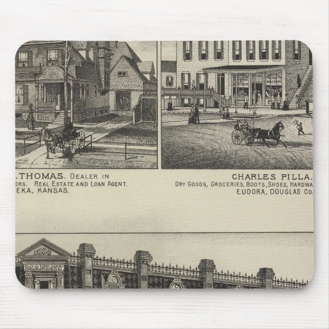 Alfombrilla De Ratón Atchison, Kansas (Frente)