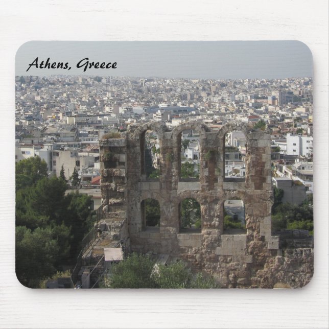 Alfombrilla De Ratón Atenas, Grecia (Frente)