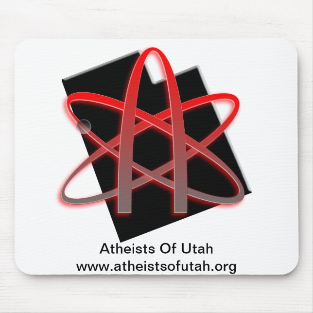 Alfombrilla De Ratón Ateos de Utah Mousepad (Frente)