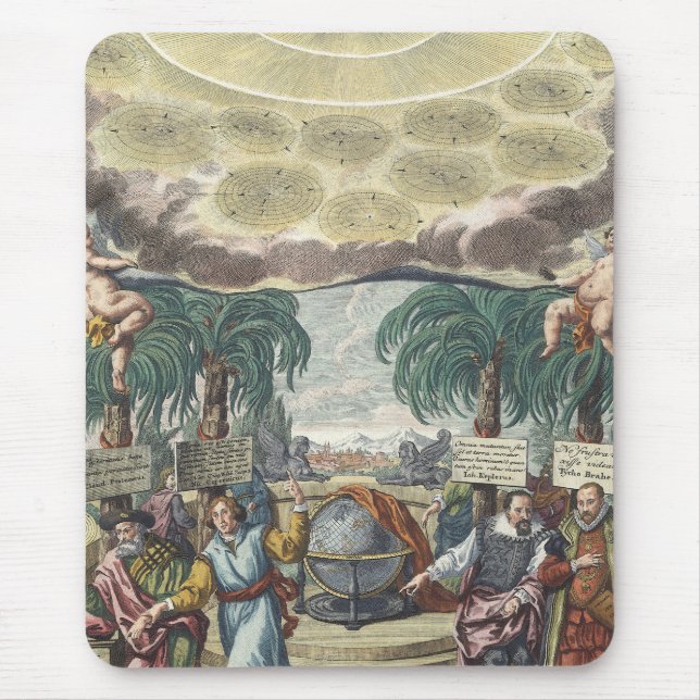 Alfombrilla De Ratón Atlas Coelestis de Doppelmaier, Astronomía de époc (Frente)