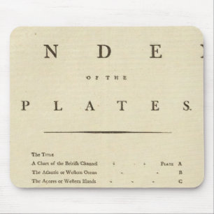 Alfombrilla De Ratón Atlas Index West India