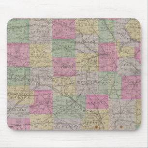 Alfombrilla De Ratón Atlas Oficial del Estado Topográfico de Kansas