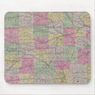 Alfombrilla De Ratón Atlas Oficial del Estado Topográfico de Kansas