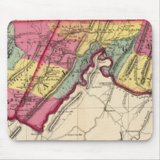 Alfombrilla De Ratón Atlas topográficos de los condados de Maryland