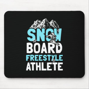 Alfombrilla De Ratón Atleta estilo libre Snowboard