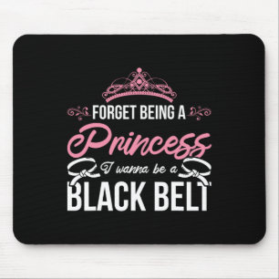 Alfombrilla De Ratón Atleta Karate Chica Esparring Black Belt Women Gif