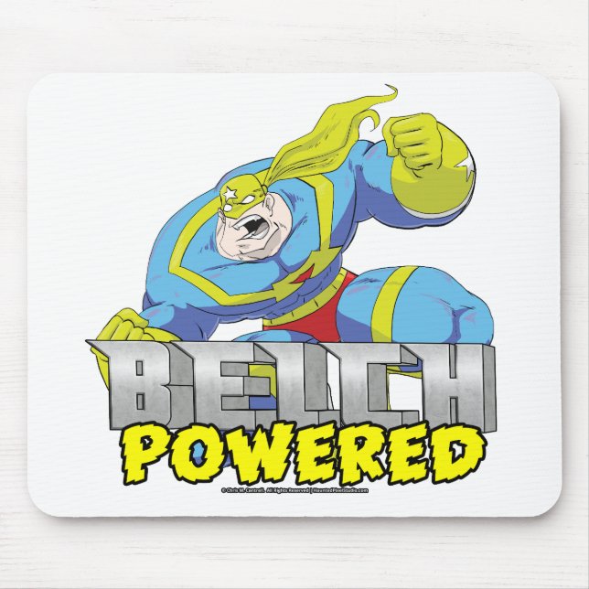 Alfombrilla De Ratón Atomic Belch Man - Belch Powered Mousepad (Frente)