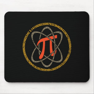 Alfombrilla De Ratón Átomo De Pi - Regalo De Pi Day Y Math Lover