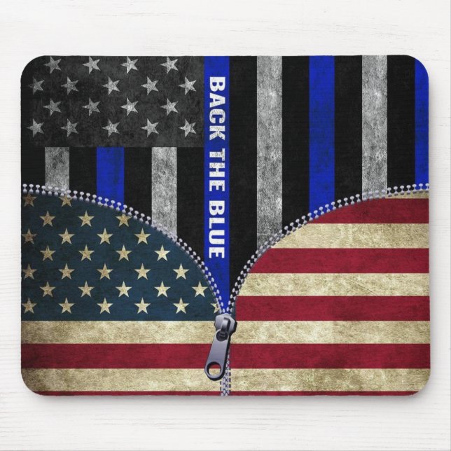 Alfombrilla De Ratón Atrás el azul (Frente)