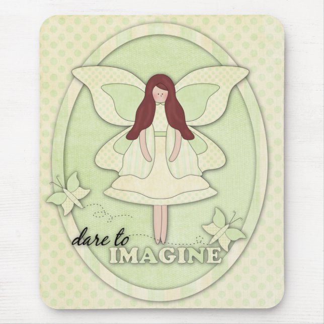 Alfombrilla De Ratón Atrévase a imaginarse... Mousepad (Frente)