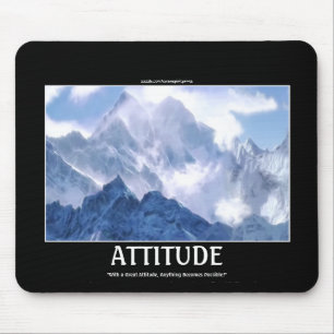 Alfombrilla De Ratón ATTITUD Mountain Range Motivational Mousepad