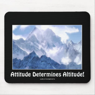 Alfombrilla De Ratón ATTITUD Mountain Range Motivational Mousepad