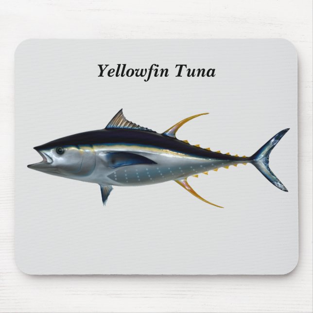 Alfombrilla De Ratón Atuna de Yellowfin (Frente)