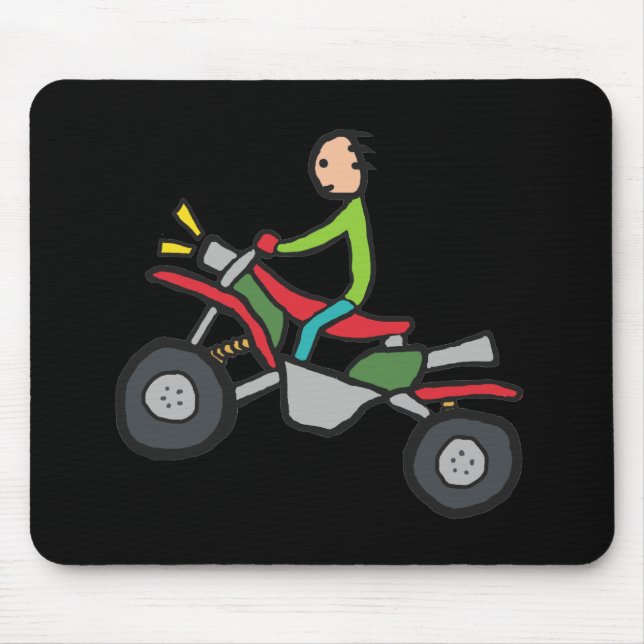 Alfombrilla De Ratón ATV Quad Bicicleta (Frente)