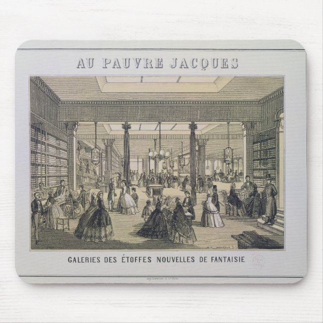Alfombrilla De Ratón Au Pauvre Jacques: El departamento de la tela (Frente)