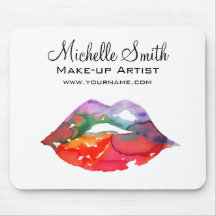 Audaces labios arcoíris acuarela dibujo maquillaje