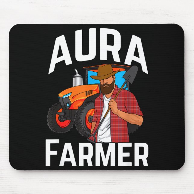 Alfombrilla De Ratón Aura Farmer Funny Meme  (Frente)