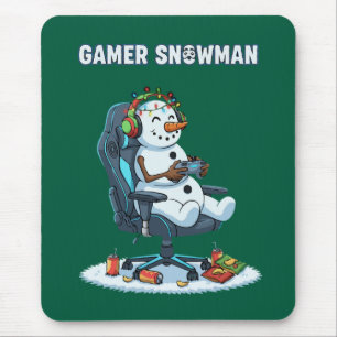 Alfombrilla De Ratón Auriculares Controlador de Luces de Navidad Gamer