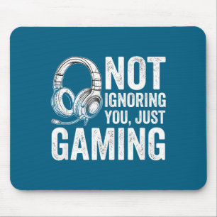 Alfombrilla De Ratón Auriculares para juegos que no te ignoran gráfico 