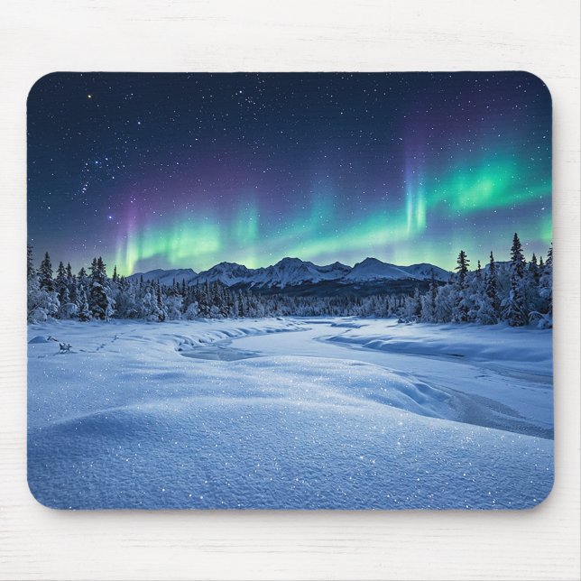 Alfombrilla De Ratón Aurora boreal (Frente)