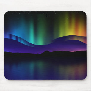Alfombrilla De Ratón Aurora boreal