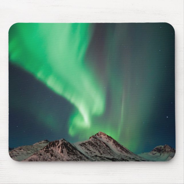 Alfombrilla De Ratón Aurora boreal | Anchorage, Alaska (Frente)