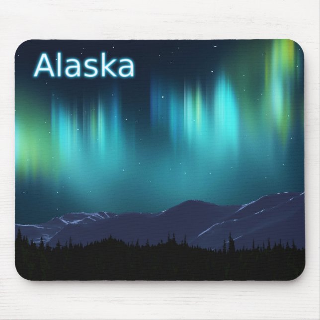 Alfombrilla De Ratón Aurora Borealis (Frente)