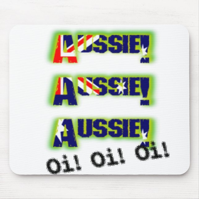 Alfombrilla De Ratón AussieAussie_OiOiOi (Frente)