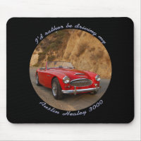 Austin Healey Sportscar rojo Mousepad