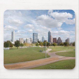 Alfombrilla De Ratón Austin, Texas Downtown Skyline desde el Parque But