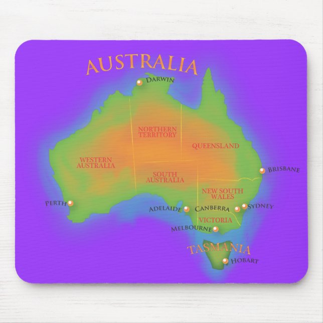 Alfombrilla De Ratón Australia (Frente)