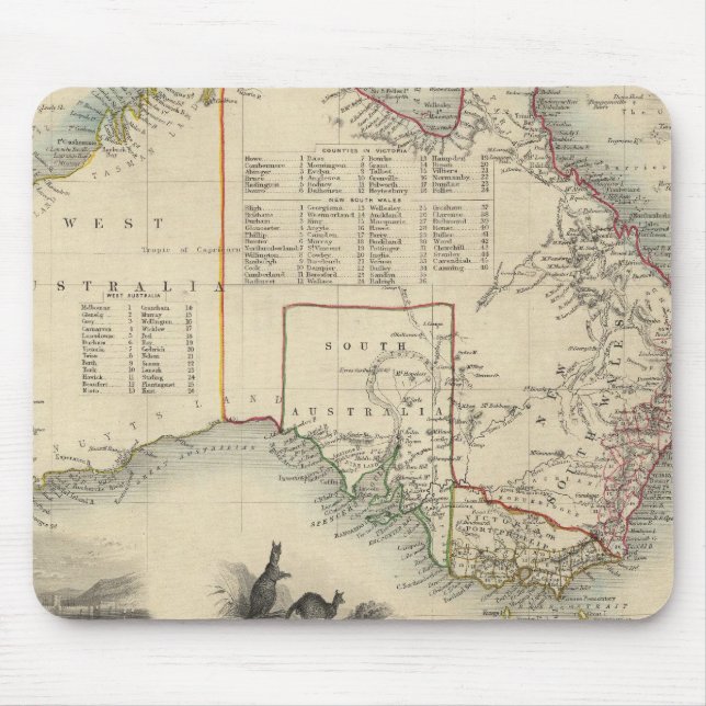 Alfombrilla De Ratón Australia 5 (Frente)