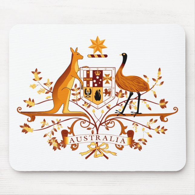 Alfombrilla De Ratón Australia COA Brown (Frente)