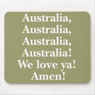 Alfombrilla De Ratón Australia le amamos Mousepad