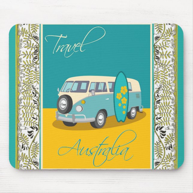 Alfombrilla De Ratón Australia: Viajes (Frente)